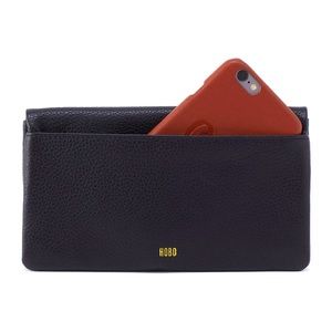 HOBO Lumen Smooth Leather Continental Wallet Clutch NWT